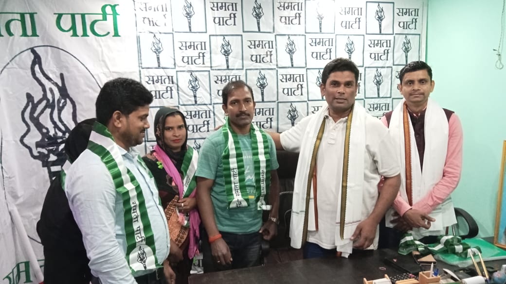 Samata Party members at Patna Office